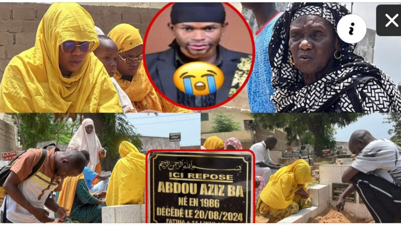 Recueillement poignant au cimetière de Pikine : la famille d'Aziz Dabala commémore le premier anniversaire de sa disparition (Vidéo)