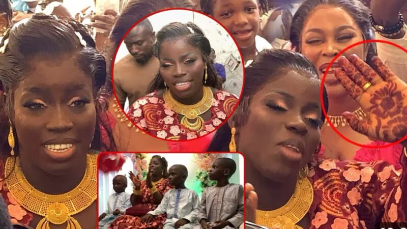 Baptême : Maman Vulgaire rayonne de bonheur avec ses trois enfants (Vidéo)