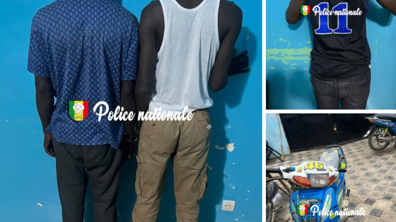 Grand Yoff : Trois hommes arrêtés pour des agressions à moto