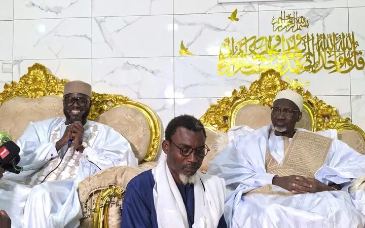 Gamou 2025 : El Malick Ndiaye reçu par le Khalife Serigne Mounirou Ndiéguéne à Thiès
