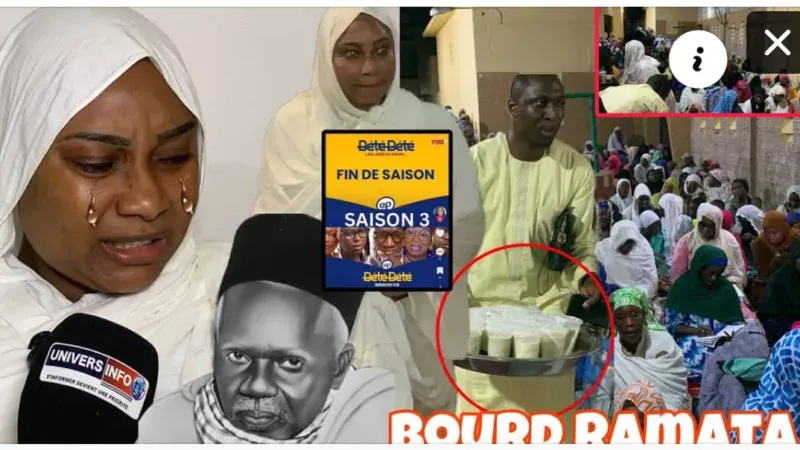 Tivaouane : L&rsquo;actrice Ramata offre un repas aux fidèles pour le Mawlid Naby