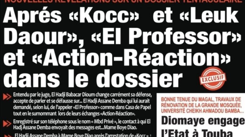 Découvrez les Unes des journaux sénégalais du vendredi 08 août 2025