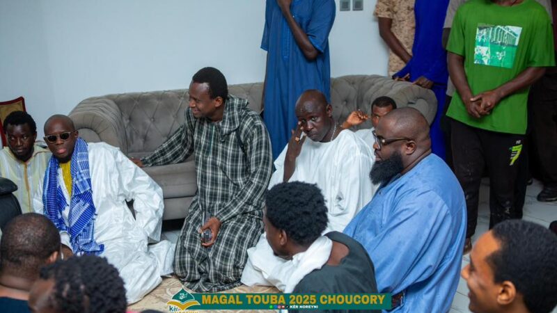 (Photos)Magal 2025 : les fils de Cheikh Modou Kara chez Mame Thierno Borom Darou