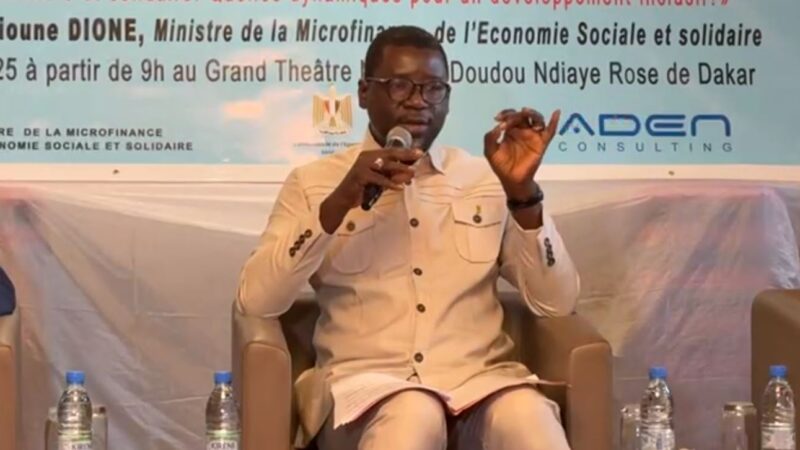 Microfinance et ESS : Le ministre Alioune Dione veut "rompre avec le simple commerce de l’argent"