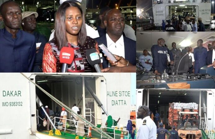 Dakar-Ziguinchor : Le navire Aline Sitoé Diatta reprend enfin la mer après deux mois d’arrêt