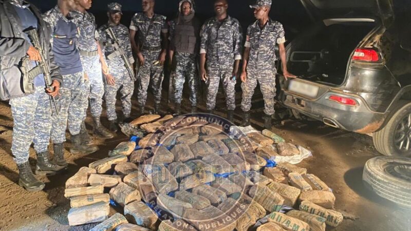 Patrouille nocturne à Kafountine : Comment les gendarmes de Kafountine ont intercepté 153 kg de chanvre indien