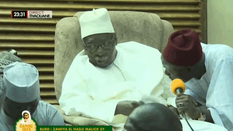 Tivaouane – 1ère nuit du Burd : Prière, repentance et sécurité routière au cœur du discours du khalife