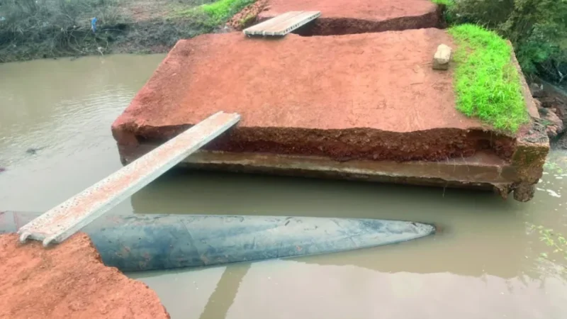 Fortes pluies à Mbour : le pont reliant Nianing à Gandiol s’effondre