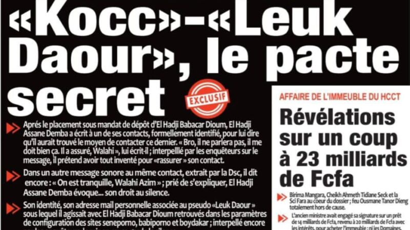 Découvrez les Unes des journaux sénégalais du lundi 04 août 2025