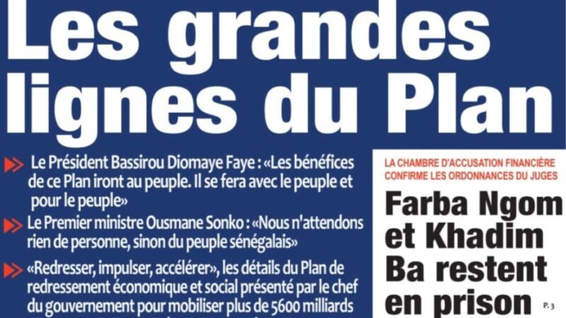 Découvrez les Unes des journaux sénégalais du samedi 02 août 2025