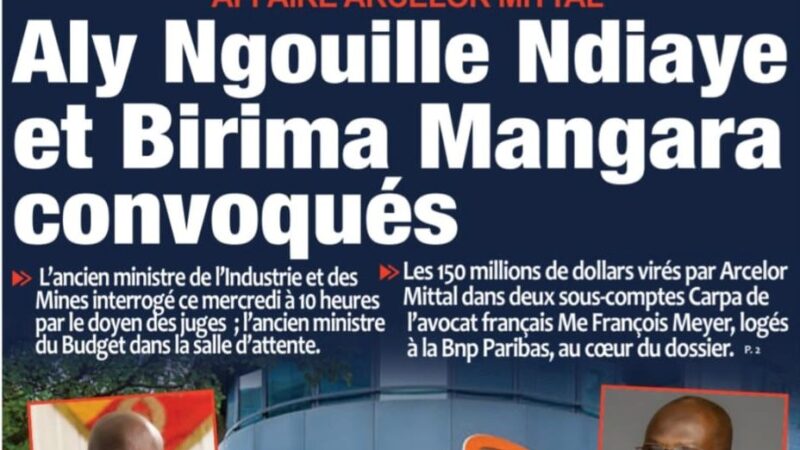 Découvrez les Unes des journaux sénégalais du mercredi 20 août 2025