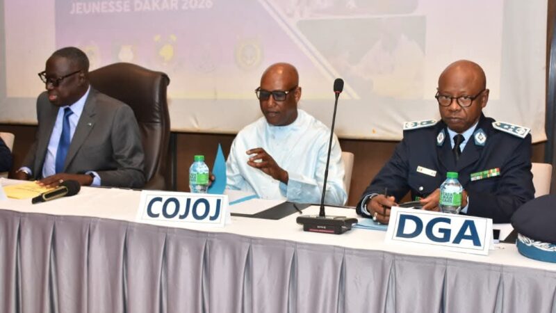 Sécurité des JOJ 2025 à Dakar : Le Général TINE installe le comité de coordination