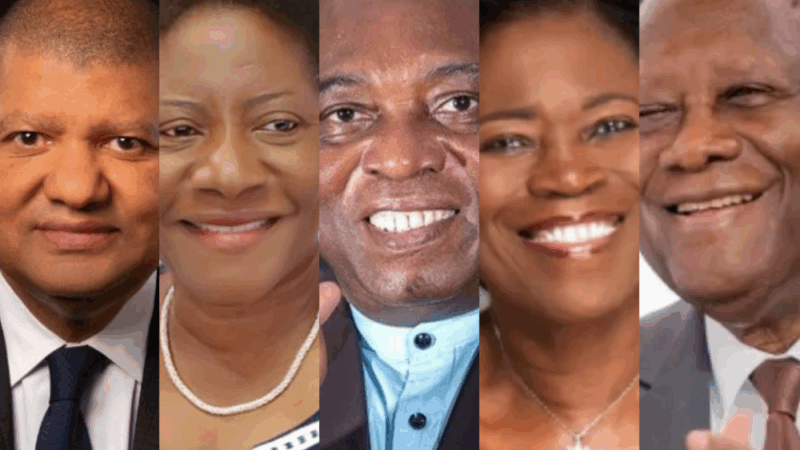 Présidentielle en Côte d&rsquo;Ivoire : Cinq candidats en lice, Gbagbo et Thiam écartés