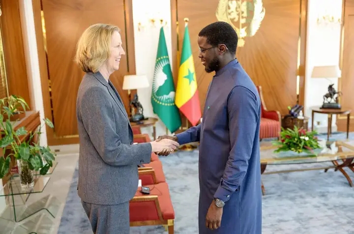 Audience au Palais : Le Président Diomaye Faye échange avec la PDG de Woodside Energy