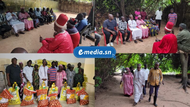 Sénégal – Célébration du Houmeubeul à Oussouye : Le maire Ousmane Diallo offre un bœuf et des vivres à la cour royale