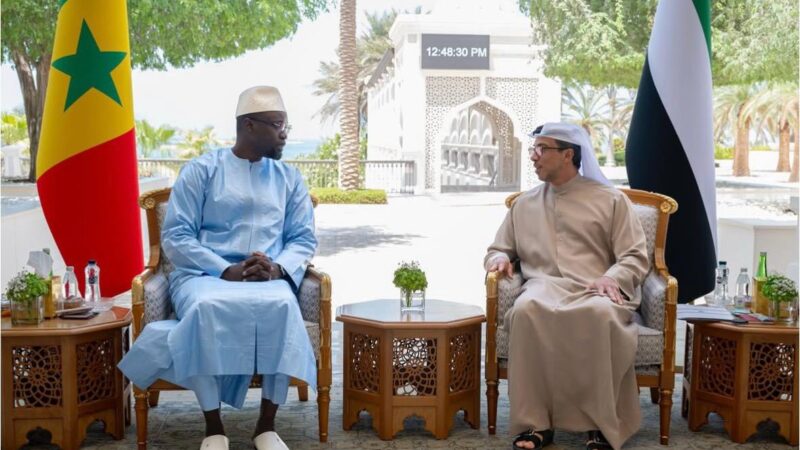 Abu Dhabi : Ousmane Sonko reçu mercredi à par le vice-Président et vice-Premier ministre des Emirats Arabes Unis