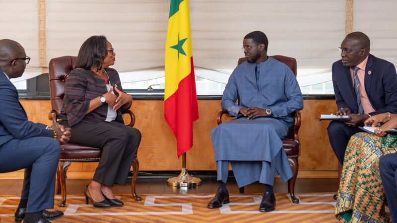 80ᵉ Assemblée générale de l&rsquo;ONU : Le président Diomaye Faye reçoit Vice-présidente de la Chambre de commerce des États-Unis