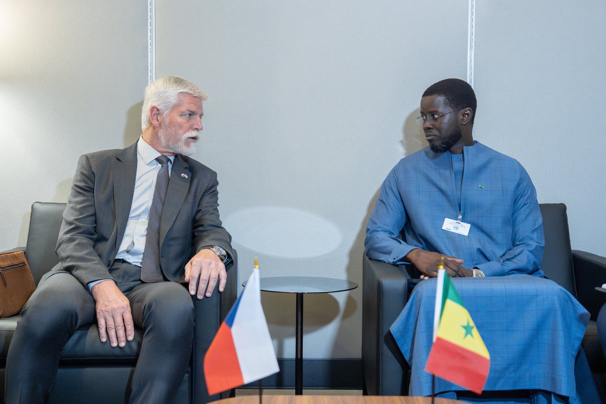 AG de l’ONU – Bassirou Diomaye Faye rencontre le Président tchèque Petr Pavel: Focus sur la coopération bilatérale