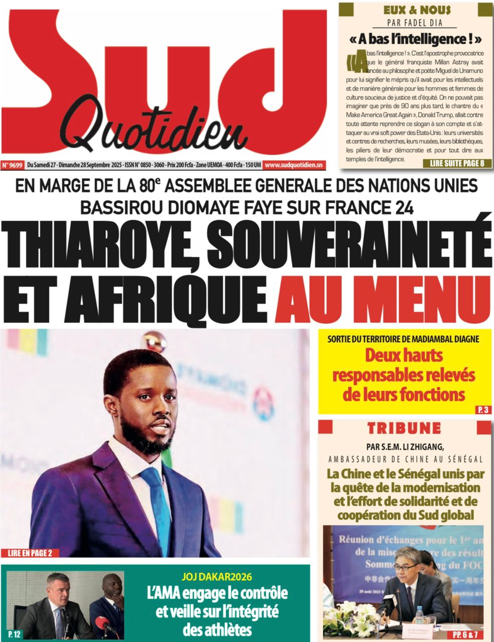 La Matinale Senego : Madiambal Diagne, Sadio Mané et Khady Diène Gaye secouent l