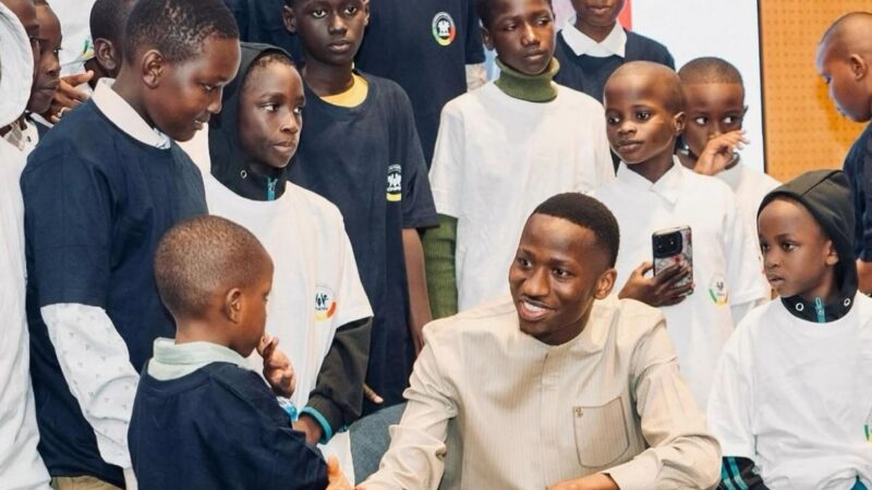 Equipe nationale du Sénégal: Pape Matar Sarr offre ses primes de match aux Pupilles de la Nation