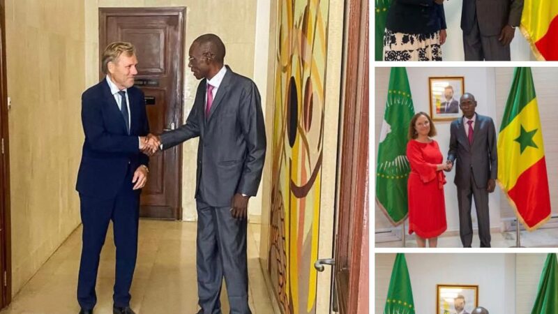 Diplomatie : Le ministre Cheikh Niang reçoit quatre nouveaux ambassadeurs accrédités au Sénégal
