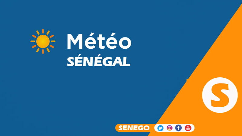 Météo Sénégal de l’ANACIM ce samedi 1 novembre 2025 : fortes chaleurs attendues dans l’Est et le Nord