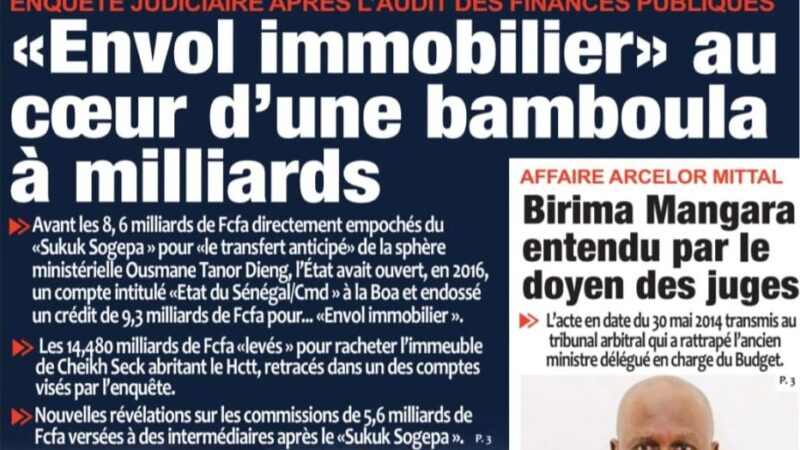 Découvrez les Unes des journaux sénégalais du mardi 2 septembre 2025