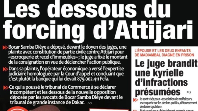 Découvrez les Unes des journaux sénégalais du mardi 30 septembre 2025
