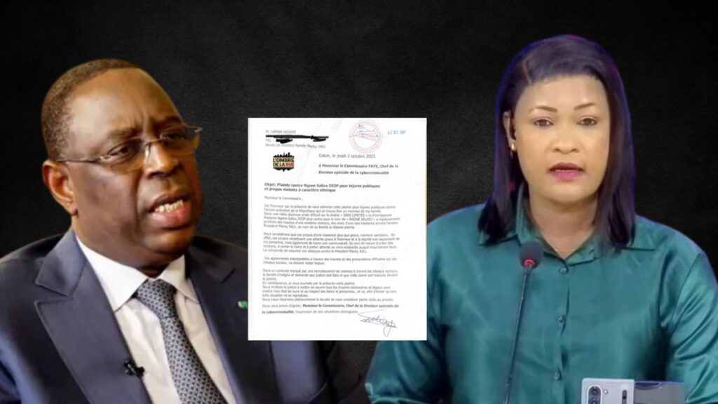 La Famille de l'Ex-Président Macky Sall Poursuit la Journaliste Ngoné Saliou Diop pour Injures Publiques et Propos Ethniques