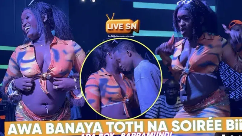 Sénégal – Awa Banaya électrise la scène lors de la soirée d&rsquo;Ada Glou Glou (Vidéo)