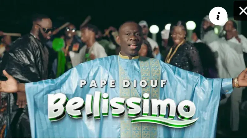 Sénégal – Musique : Pape Diouf dévoile « Bellissimo », son nouveau single d&rsquo;amour (Vidéo)
