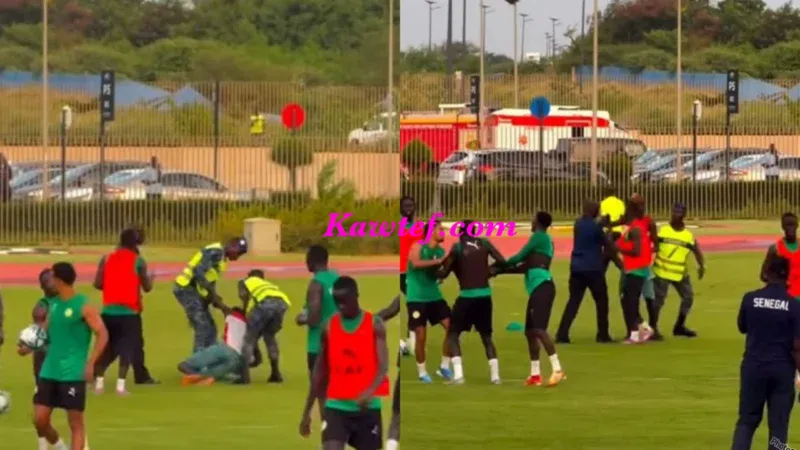 Sénégal : La violente interpellation d&rsquo;un supporter pour un selfie avec Sadio Mané avant le match contre la Mauritanie (Vidéo)