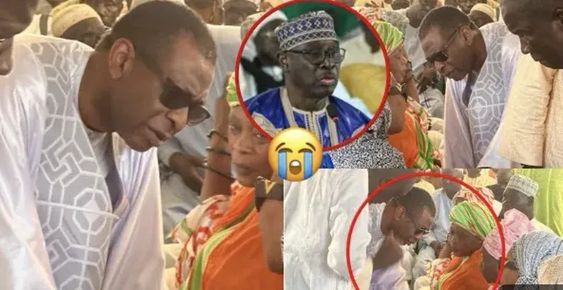 Sénégal – Obsèques d’Abdoul Aziz Mbaye : L’arrivée de Youssou Ndour plonge l’assistance dans une vive émotion (Vidéo)