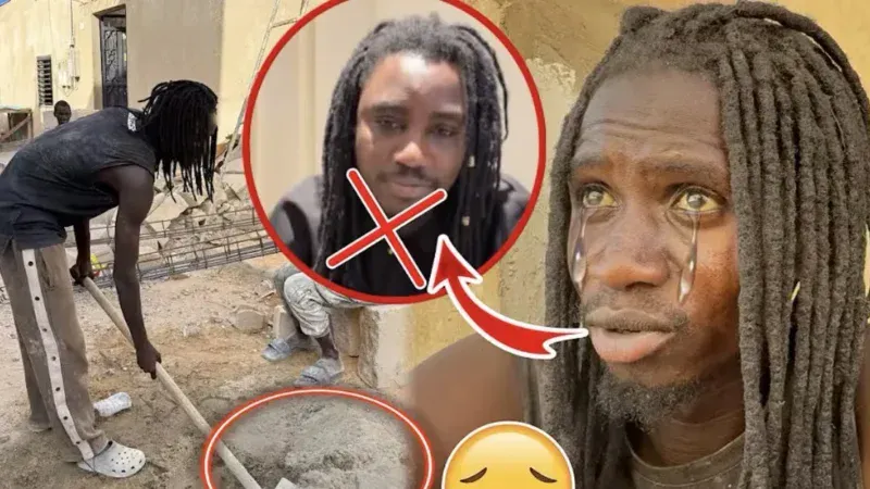 Sénégal – Wally Bambay se reconvertit : sa nouvelle vidéo en maçon qui amuse les internautes (Vidéo)