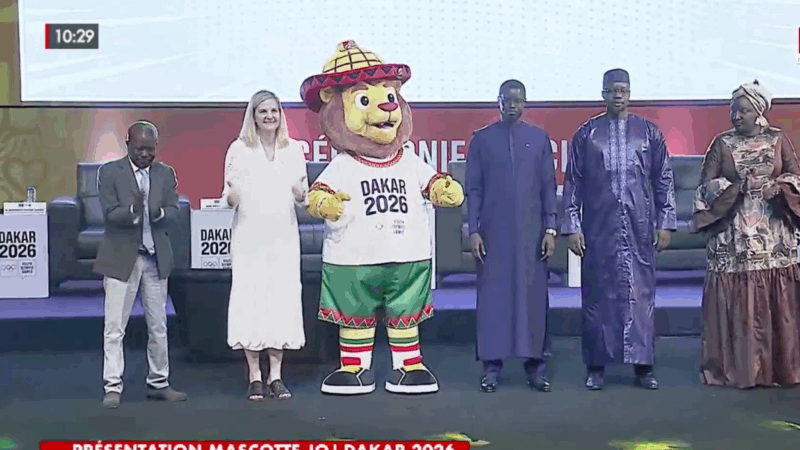 JOJ Dakar 2026 au Sénégal : Le Président Diomaye Faye dévoile la mascotte officielle