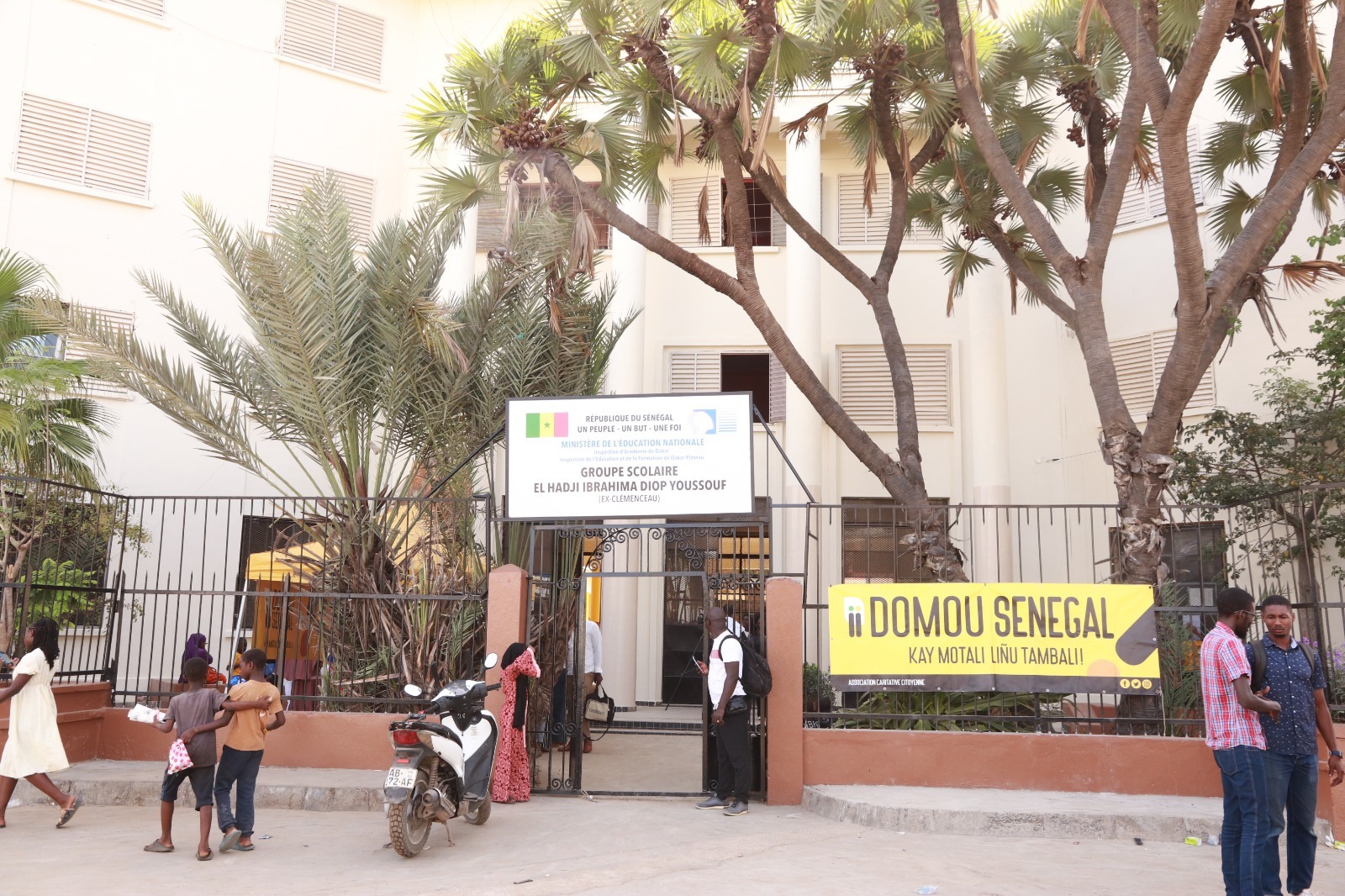 Domou Sénégal inaugure la réhabilitation complète de l’école primaire El Hadji Ibrahima Diop Youssouf (ex-Clémenceau)