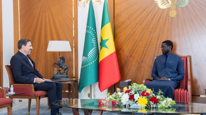 Le président Bassirou Diomaye Faye reçoit les nouveaux ambassadeurs d&rsquo;Allemagne, du Danemark et du Royaume-Uni