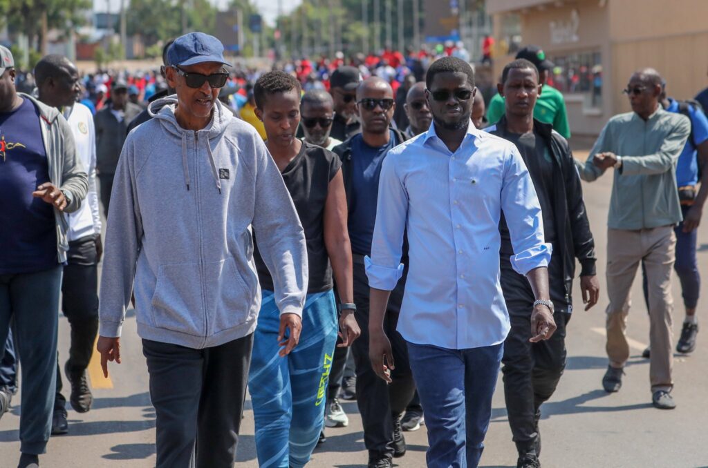 Rwanda : Bassirou Diomaye Faye prend part à la « Car Free Day » aux côtés de Paul Kagame à Kigali (Photos)