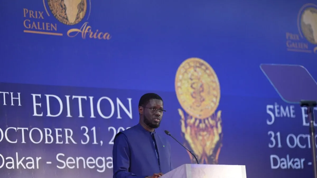 « L’Afrique doit rompre le cycle de la dépendance » : le message fort de Diomaye Faye au Forum Galien Afrique