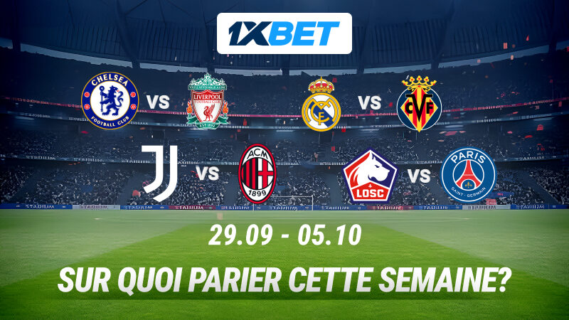 Placez vos paris sur les meilleurs matchs du week-end européen !