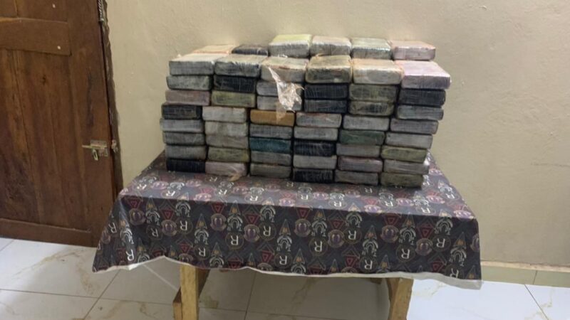 Lutte contre le trafic de drogues : 115 kg de cocaïne, d’une valeur de 9,2 milliards FCFA, saisis à Kalifourou