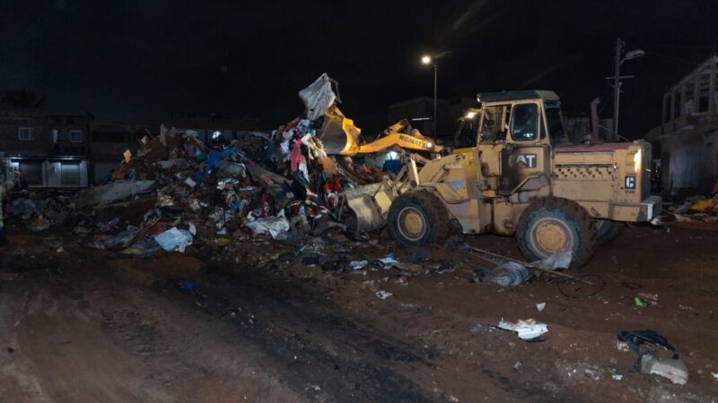 Thiaroye : opération de désencombrement et de sécurisation sur le site dit « Dubaï »