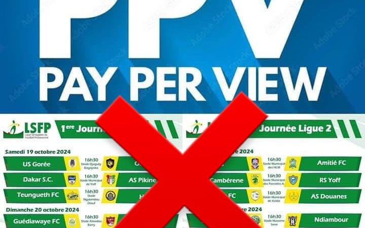 Football sénégalais : La LSFP met fin au système Pay-Per-View pour le championnat