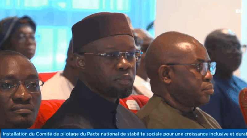 Direct Primature : Ousmane Sonko installe le comité de pilotage du pacte national de stabilité sociale
