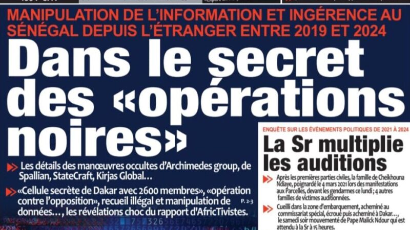 Découvrez les Unes des journaux sénégalais du lundi 6 octobre 2025