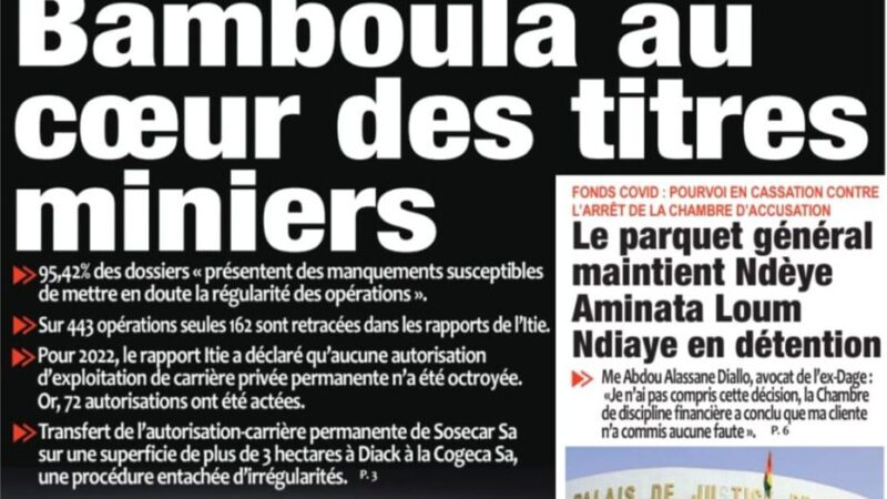 Découvrez les Unes des journaux sénégalais du mercredi 8 octobre 2025