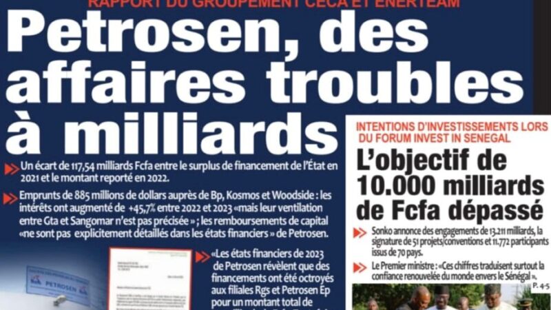 Découvrez les Unes des journaux sénégalais du jeudi 9 octobre 2025