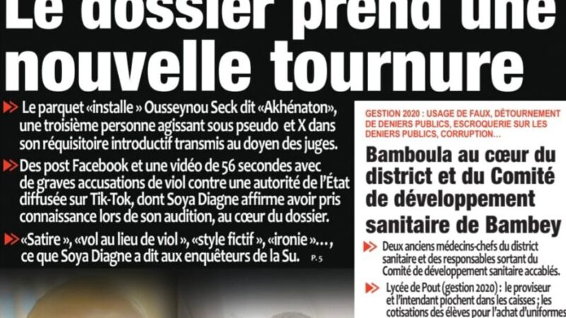 Découvrez les Unes des journaux sénégalais du jeudi 16 octobre 2025
