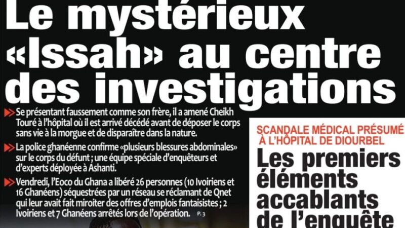 Découvrez les Unes des journaux sénégalais du mardi 21 octobre 2025