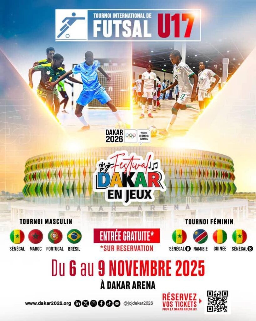 Tournoi International de Futsal U17 au Sénégal : Le Brésil et le Portugal attendus à Dakar en 2025